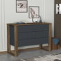 Hanah Home Bumerang Cómoda en Nogal y Antracita
